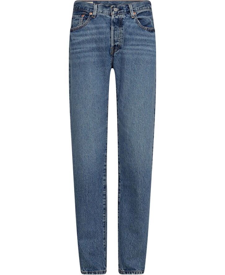 Levi's 501 90S NOT MY NEWS CHANNEL Med indigo - worn in