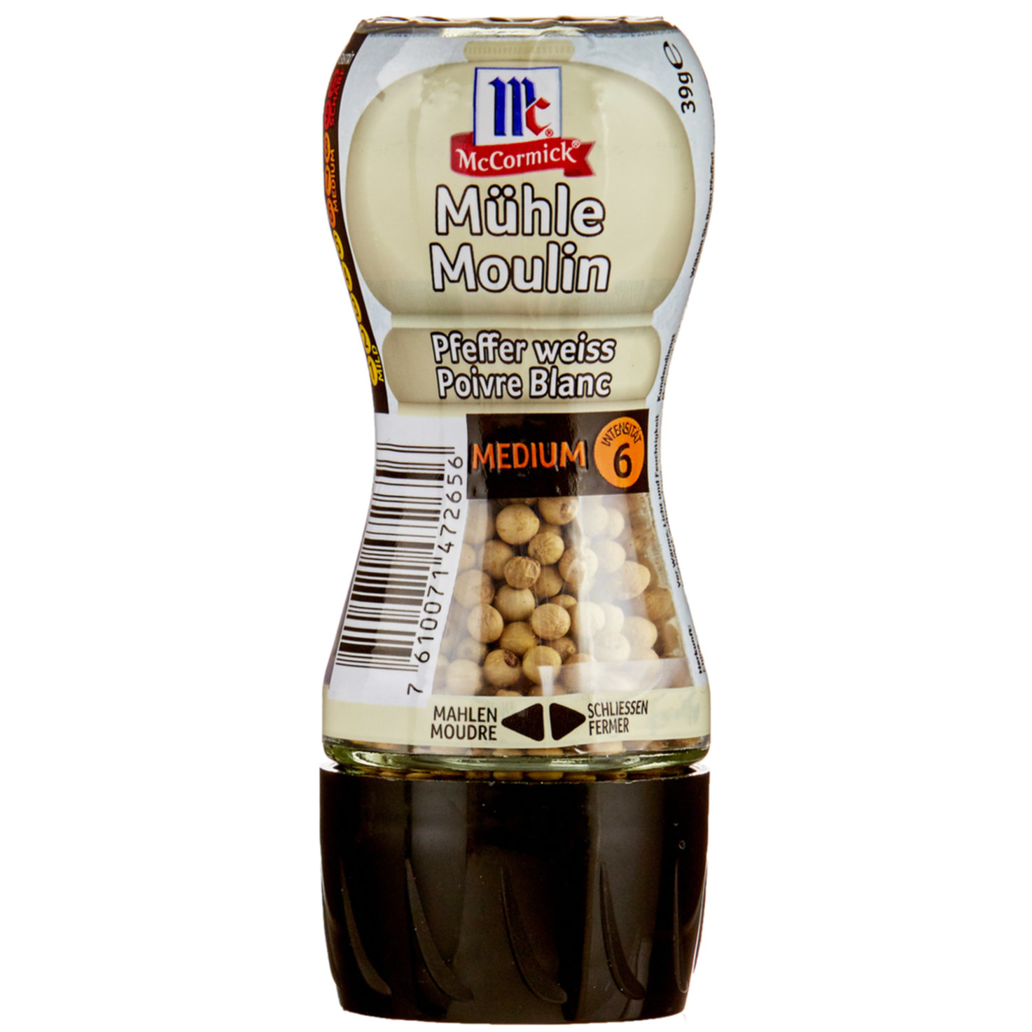 McCormick Aroma-Mühle Pfeffer weiss