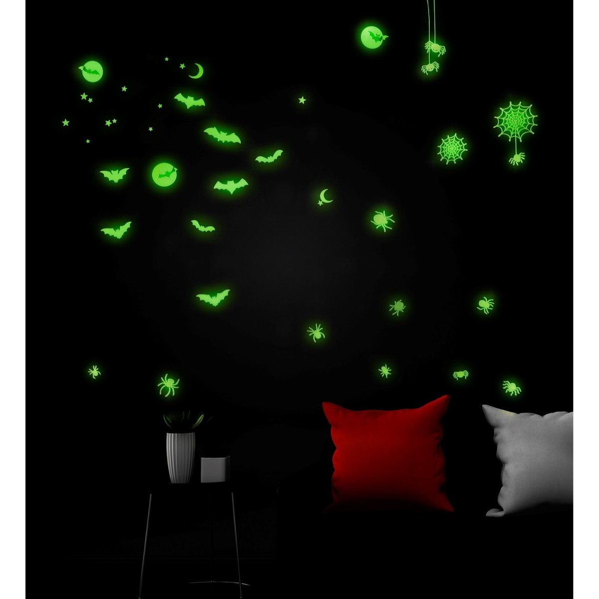 Halloween Stickers Wit Glow In The Dark