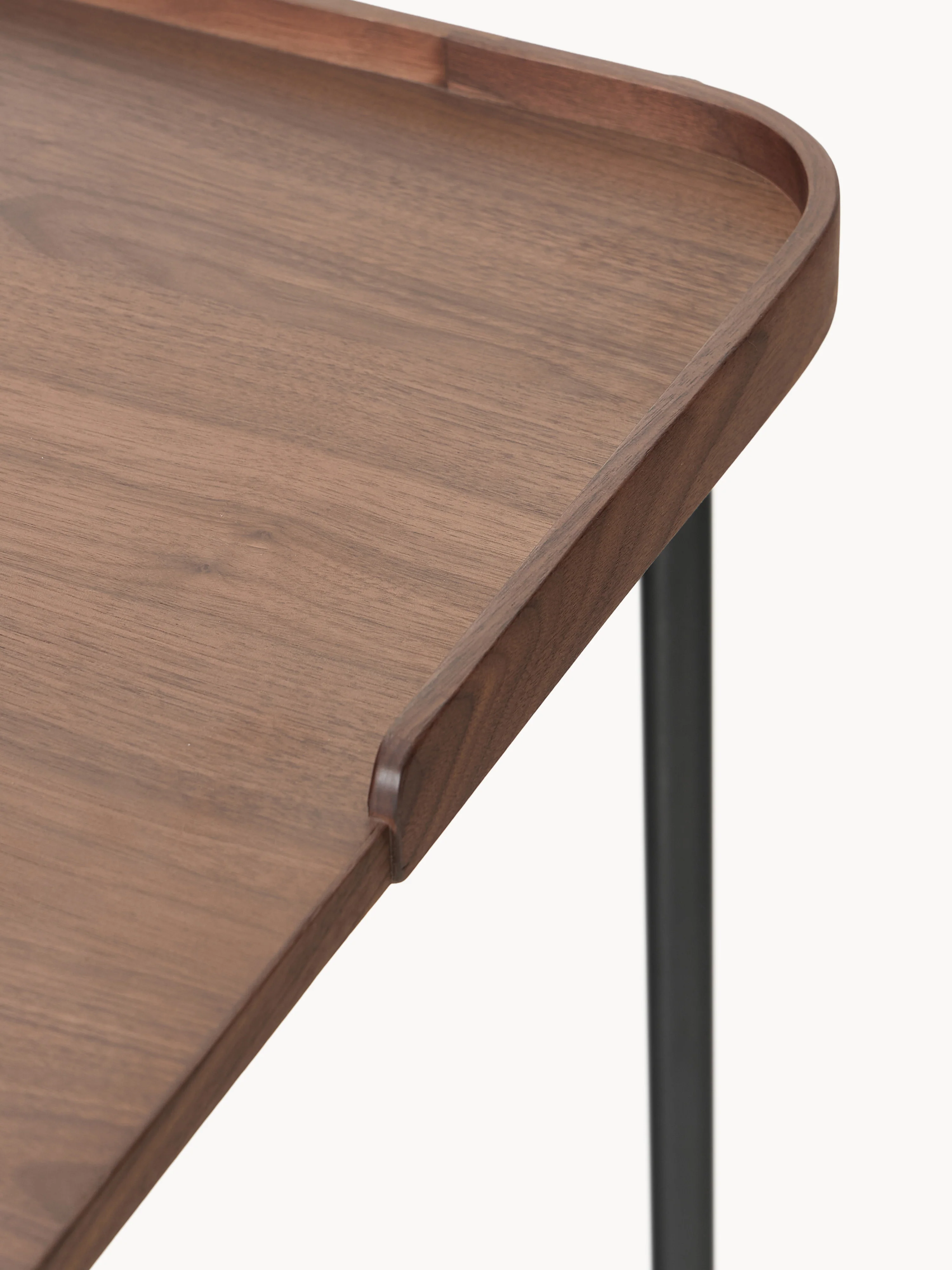 Houten Renee hoekbureau in bruin
