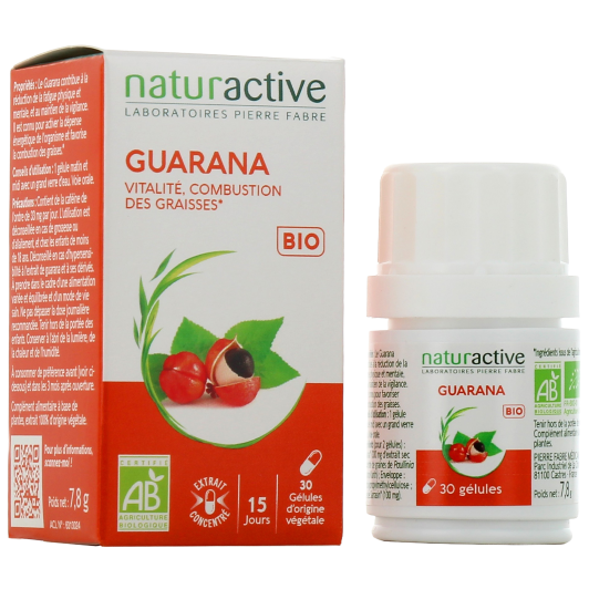 Naturactive guarana gélules - Anti-fatigue, brûleur de graisses