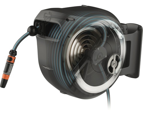 GARDENA RollUp M/L wandslangbox inclusief 25 m slang, 180° draaibaar en RollControl-technologie