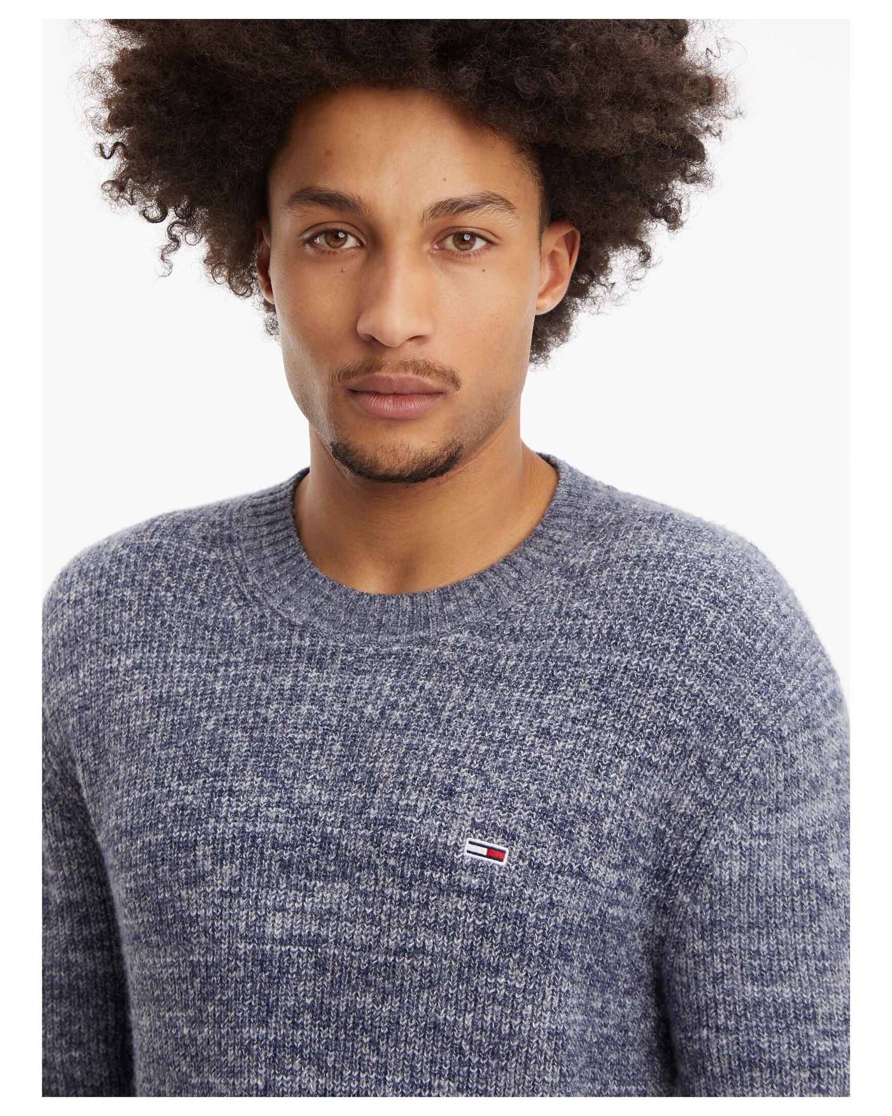 Tommy Jeans| Herren Strickpullover TJM REG TWO TONE SWEATER