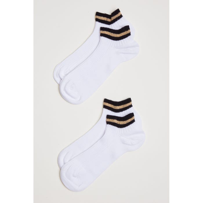 Marcmarcs-2-pack sokken rib lurex - MarcMarcs