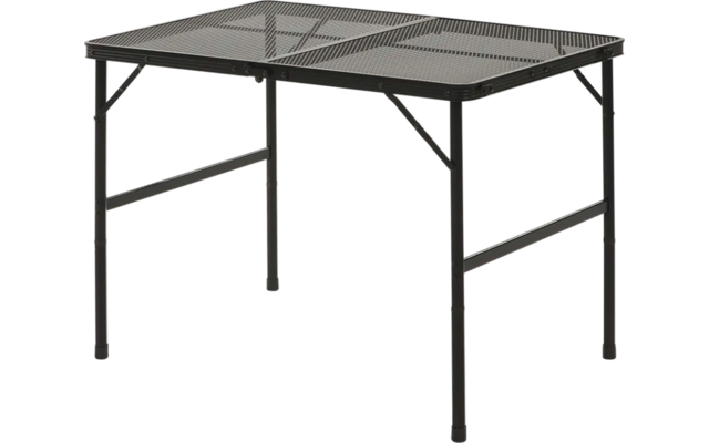 Travellife Greccio Campingtisch Klappbar Mesh Schwarz 90 x 60 cm