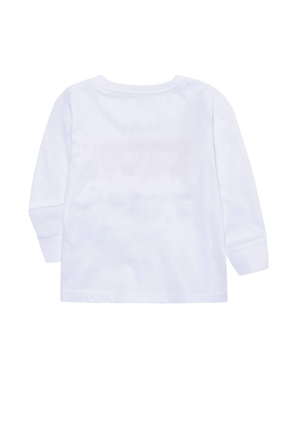 Levi's baby longsleeve Batwing met logo wit
