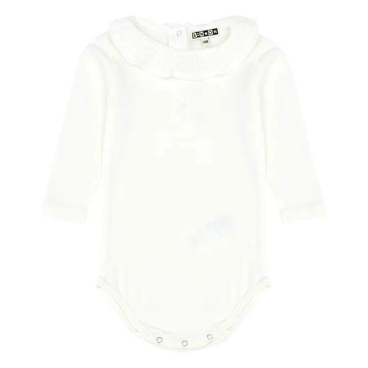 Bonton Body Coton Bio Collerette Mail | Ecru