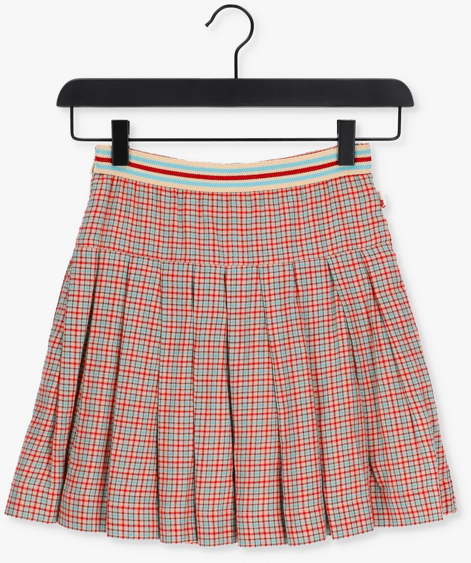 AO76 rode ao76 pliss&eacute; rok sada red check skirt