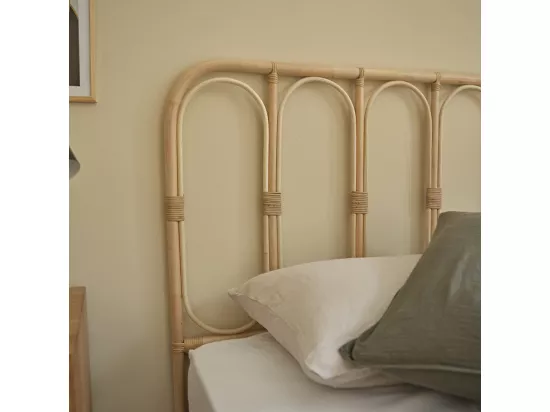 Tête de lit en rotin naturel 160 cm