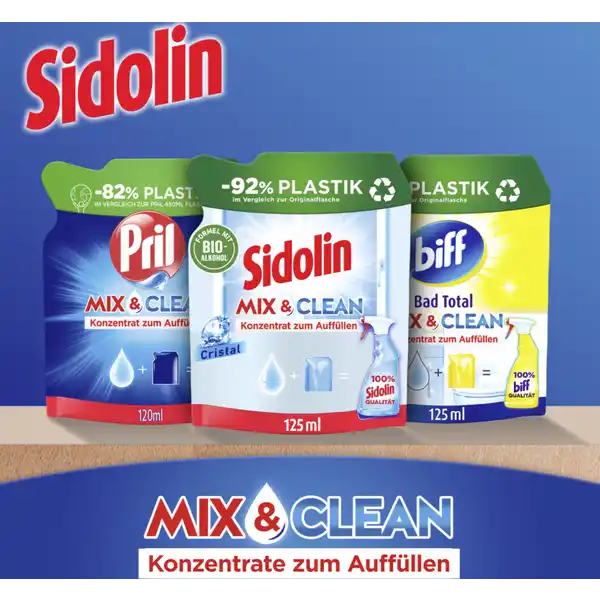 Streifenfrei Mix & Clean Cristal Nachfüllbeutel