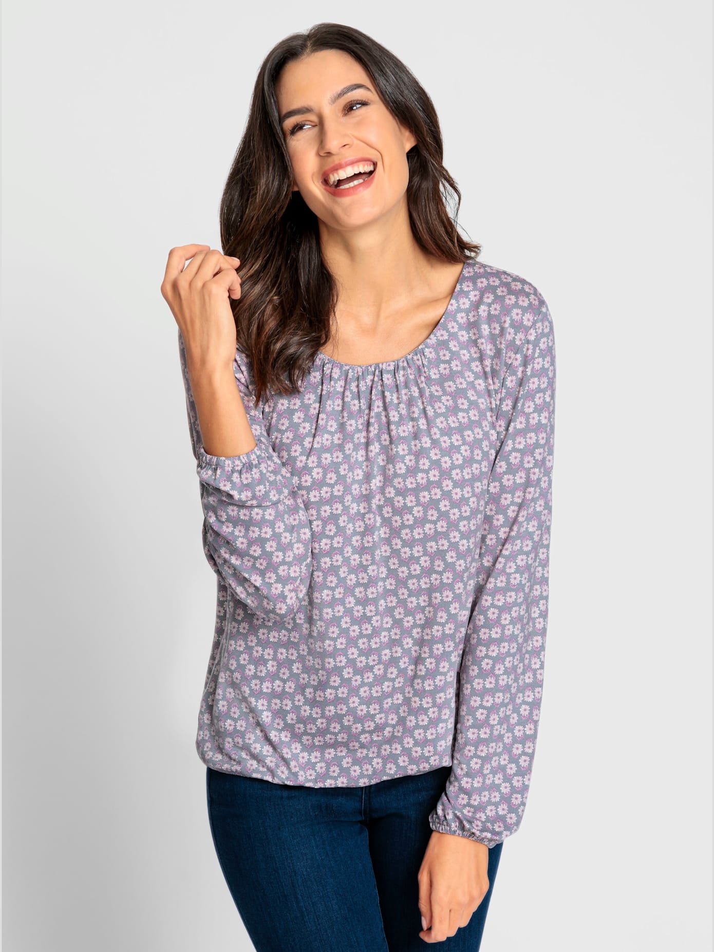 T-shirt imprimé viscose