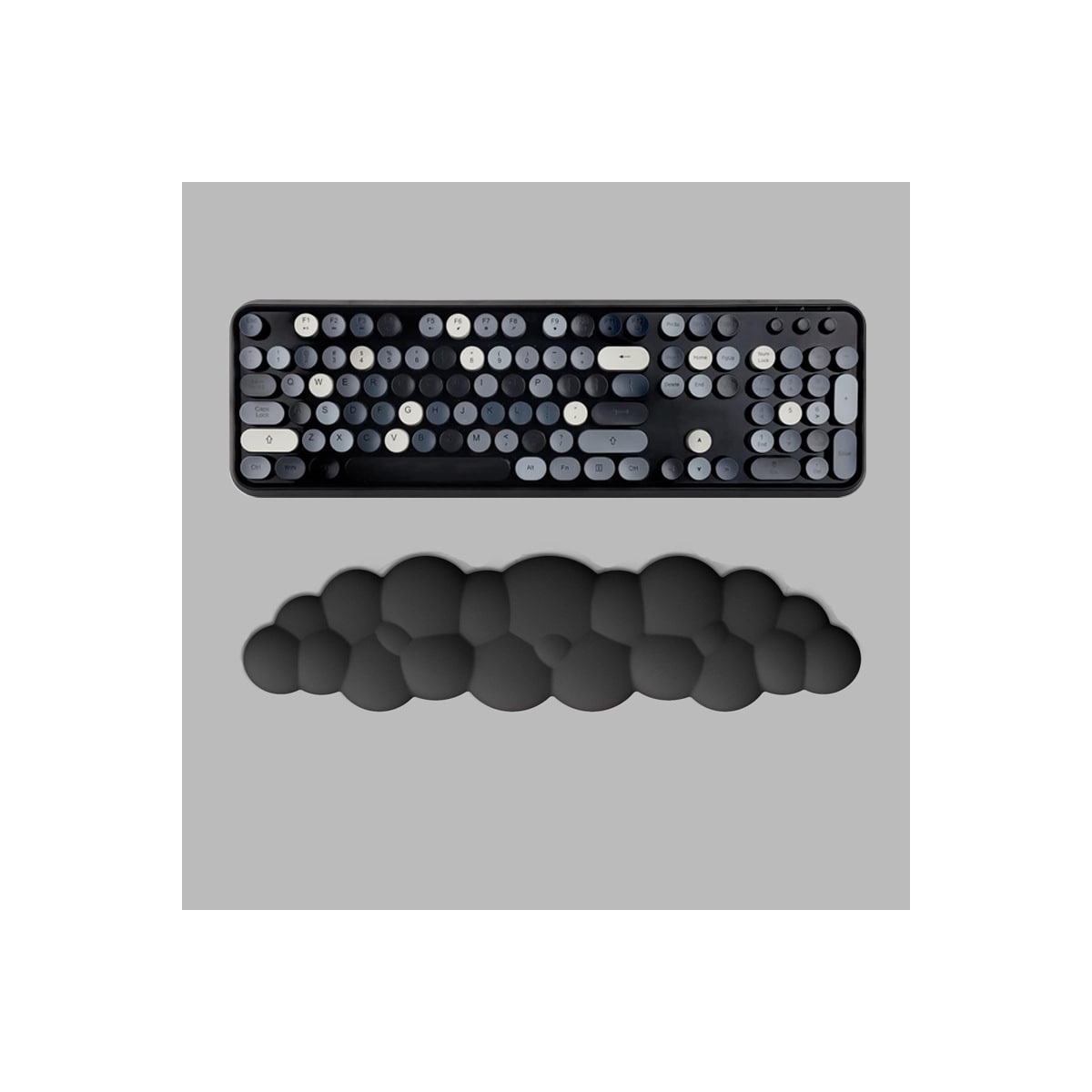 Håndleddsstøtte for tastatur, laget av mykt minneskum