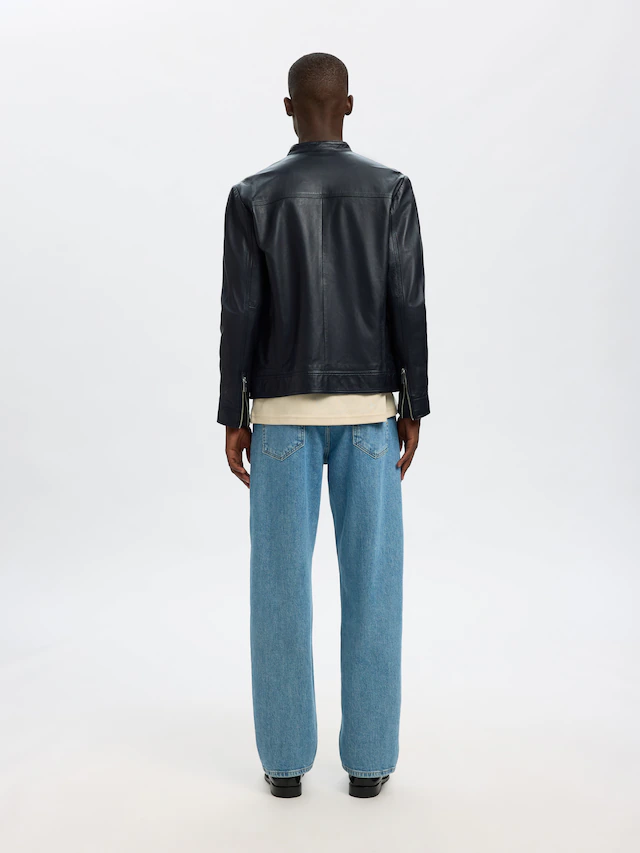 SELECTED HOMME Lederjacke »ARCHIVE CLASSIC LEATHER JKT«