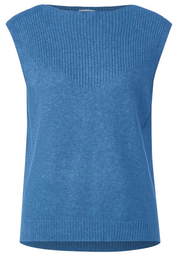 Ärmelloser Pullunder - intense gentle blue melange