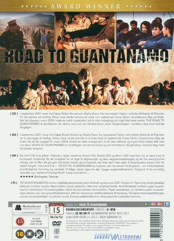 Vejen Til Guantanamo / The Road To Guantanamo - DVD