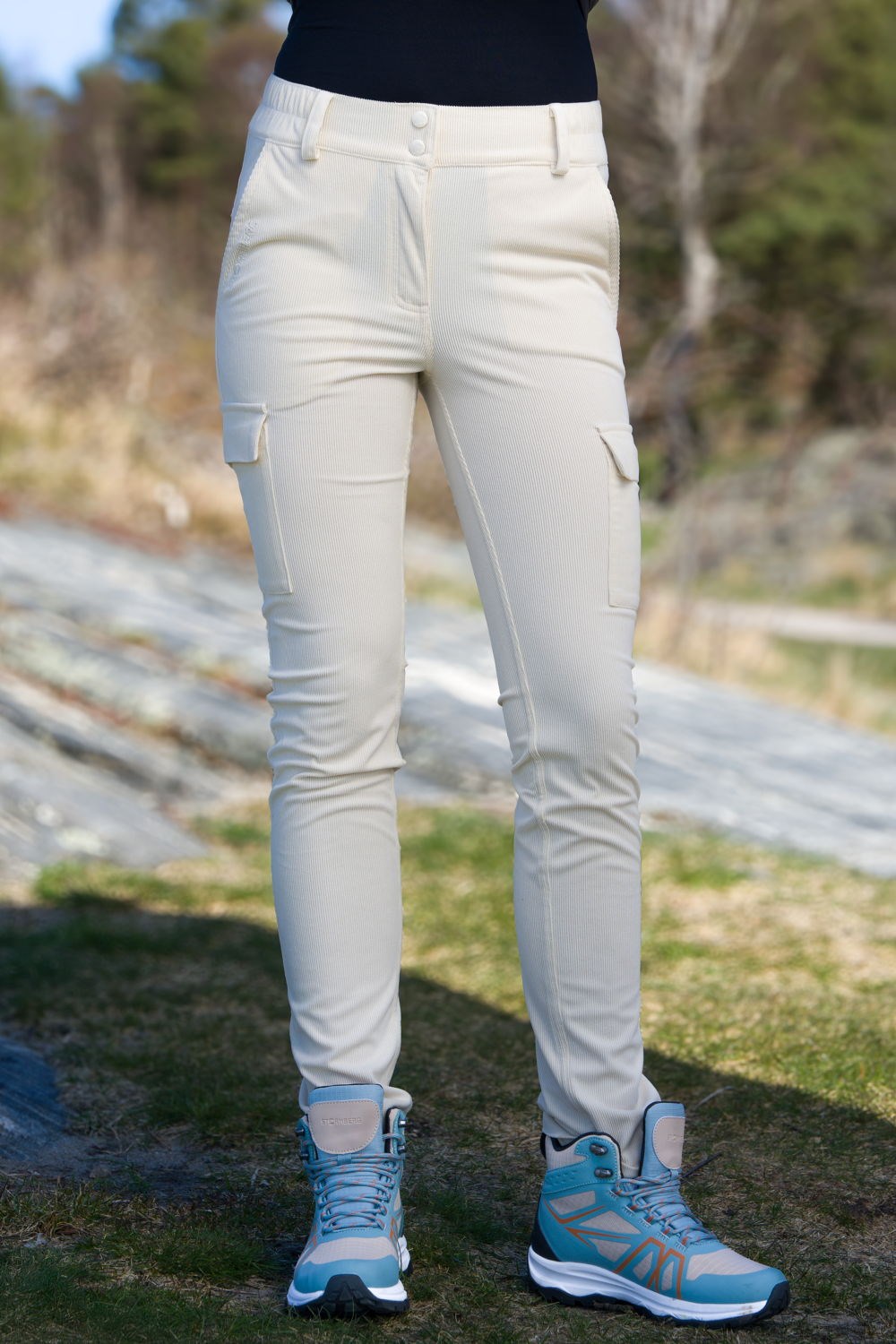 Stormberg Havsand cord slim cargobukse