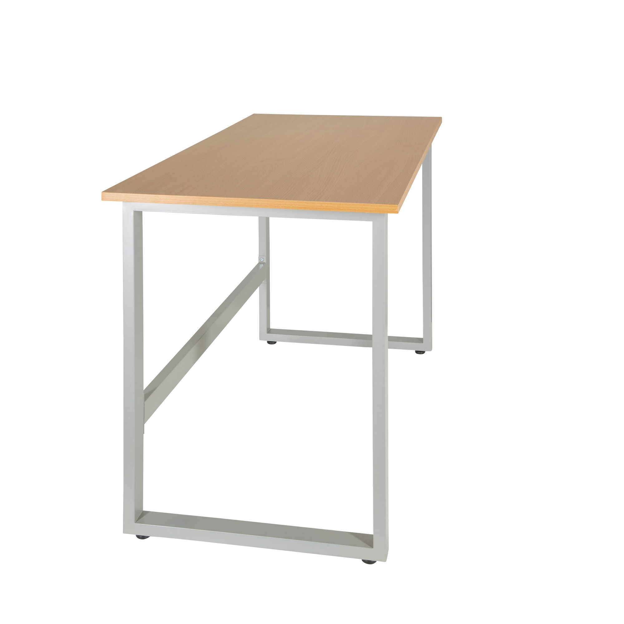 Schreibtisch WORKSPACE LIGHT I Melaminharzbeschichtete Spanplatte, Gestell pulverbeschichteter Stahl hjh OFFICE