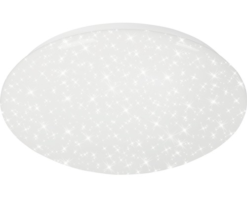 LED plafondlamp, dimbaar, 15W, 1300 lm, 3000-6500 K, Ø 29,3 cm, wit + IR afstandsbediening + sterdecoratie