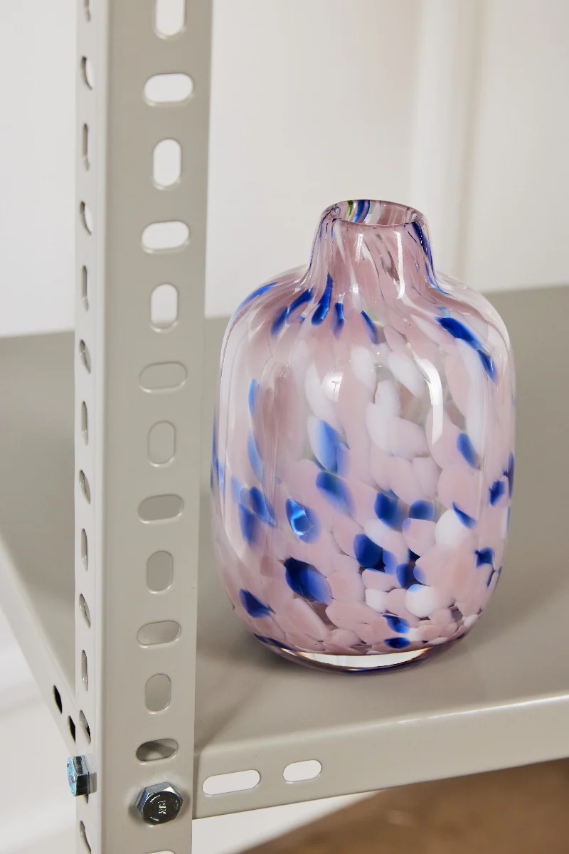 Bahne Interior  Vase - Purple, Blue & White