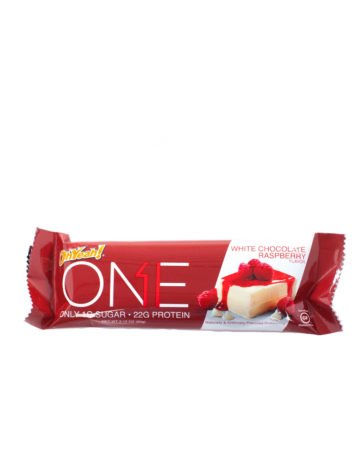 Oh Yeah ONE Bars White Chocolate Raspberry 12x60g