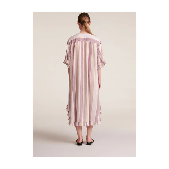 BELLEPIECE Robe Lourdes Rayures | Violet