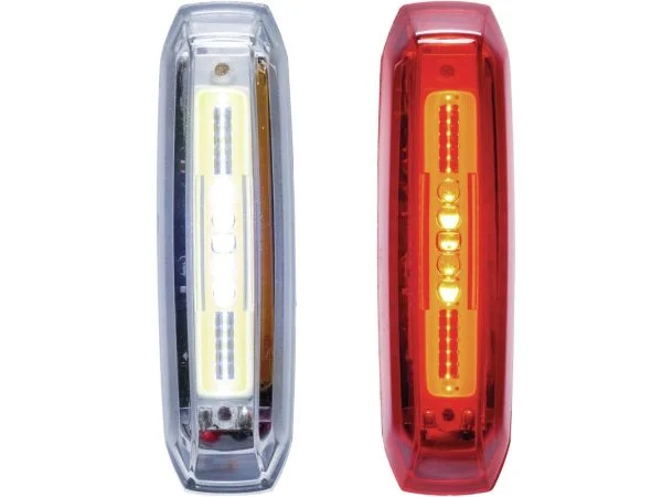 Abus Lyra Genopladeligt Lygtesæt, 80/35 Lumen