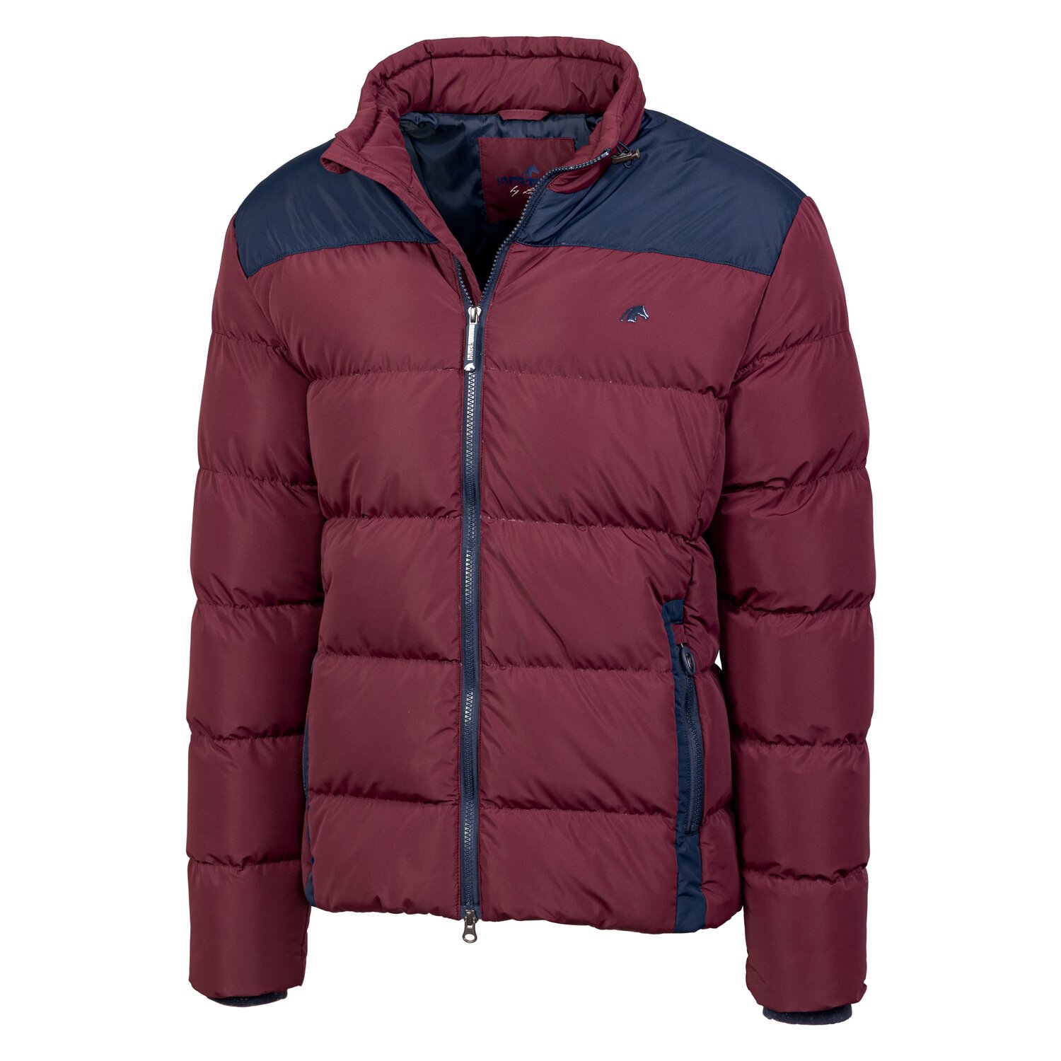 black forest Steppjacke mit Stehkragen  - cherry