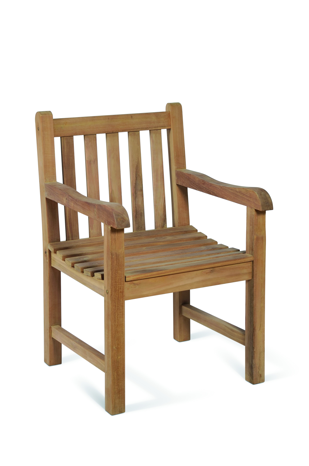 4-teilige Tischgruppe SOLO 17 - natur - Teak Massivholz