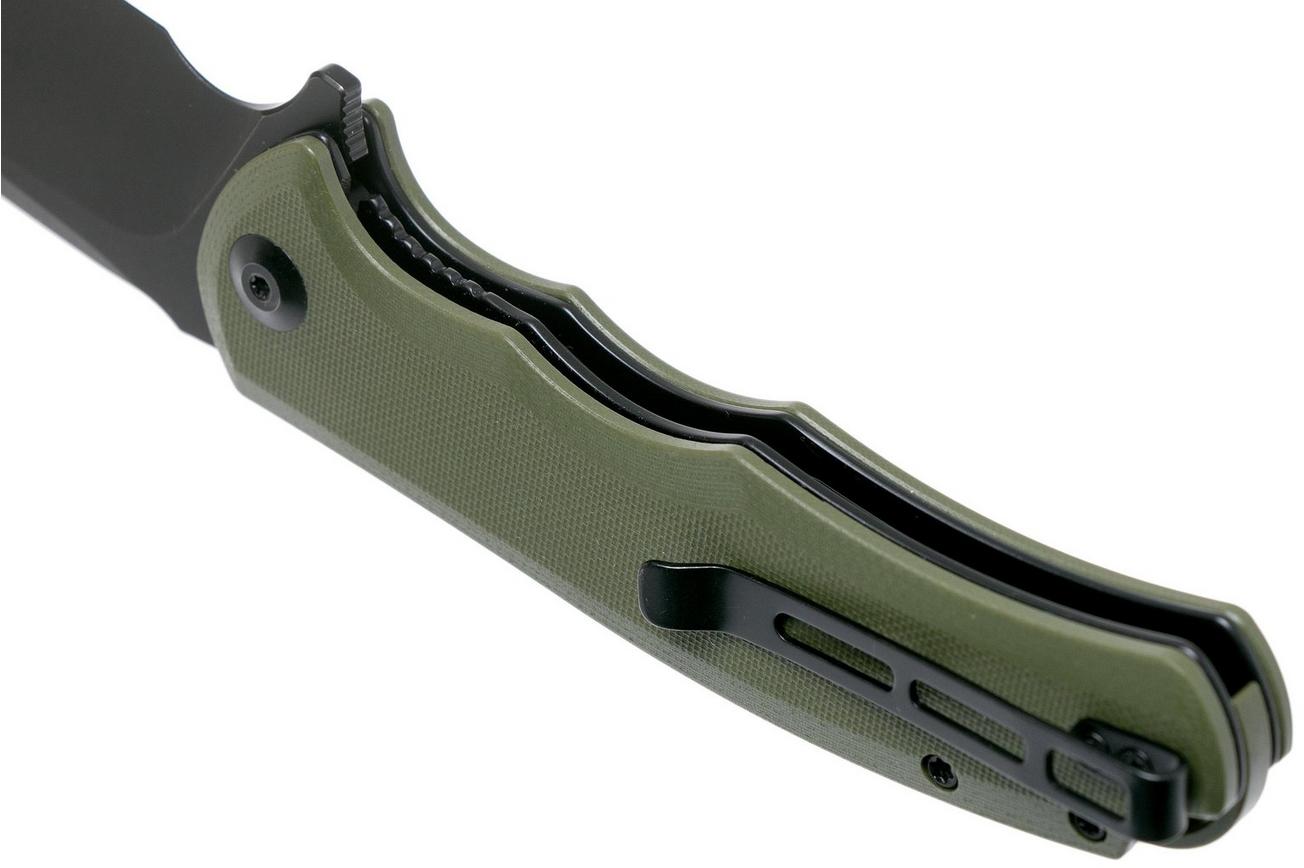 Civivi Praxis C803F Black, OD Green G10 zakmes