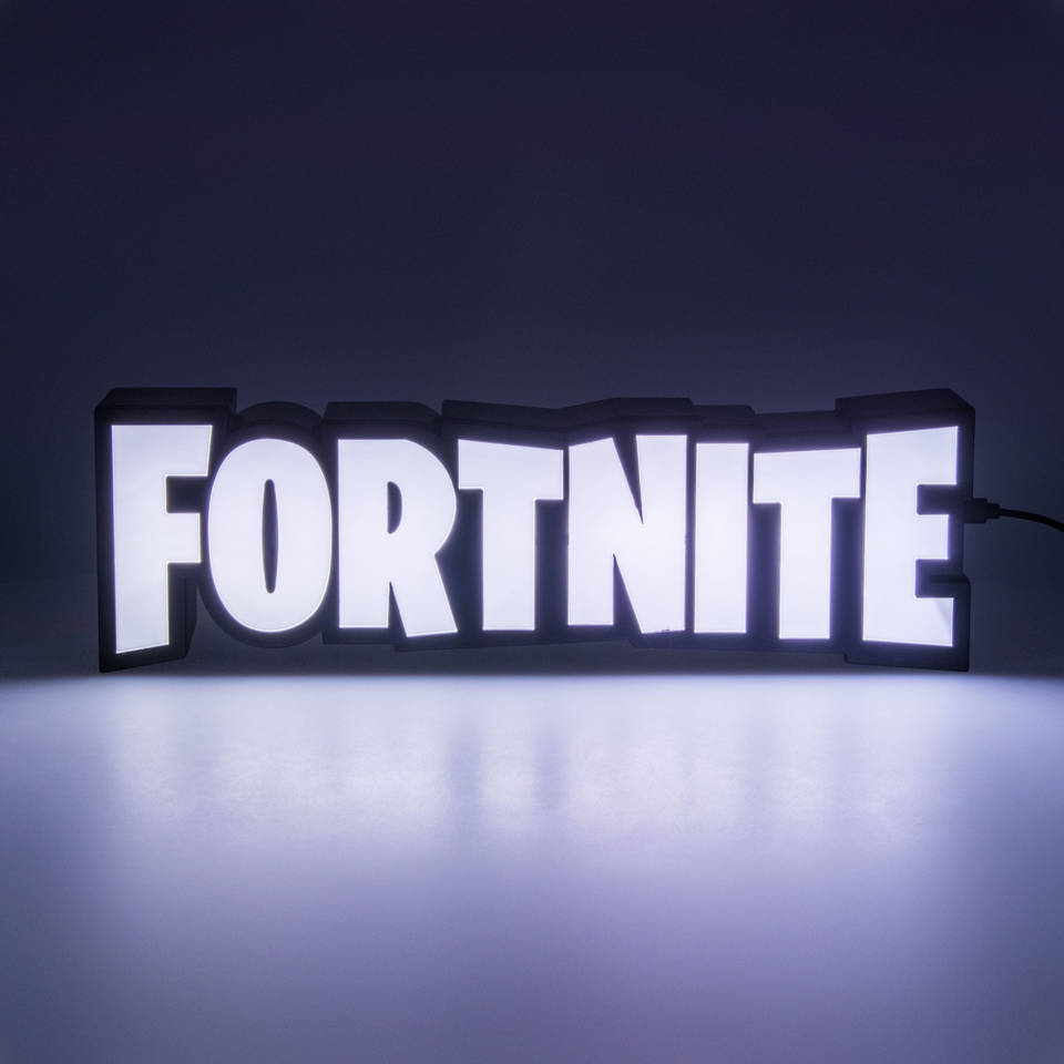 Fortnite logo lamp