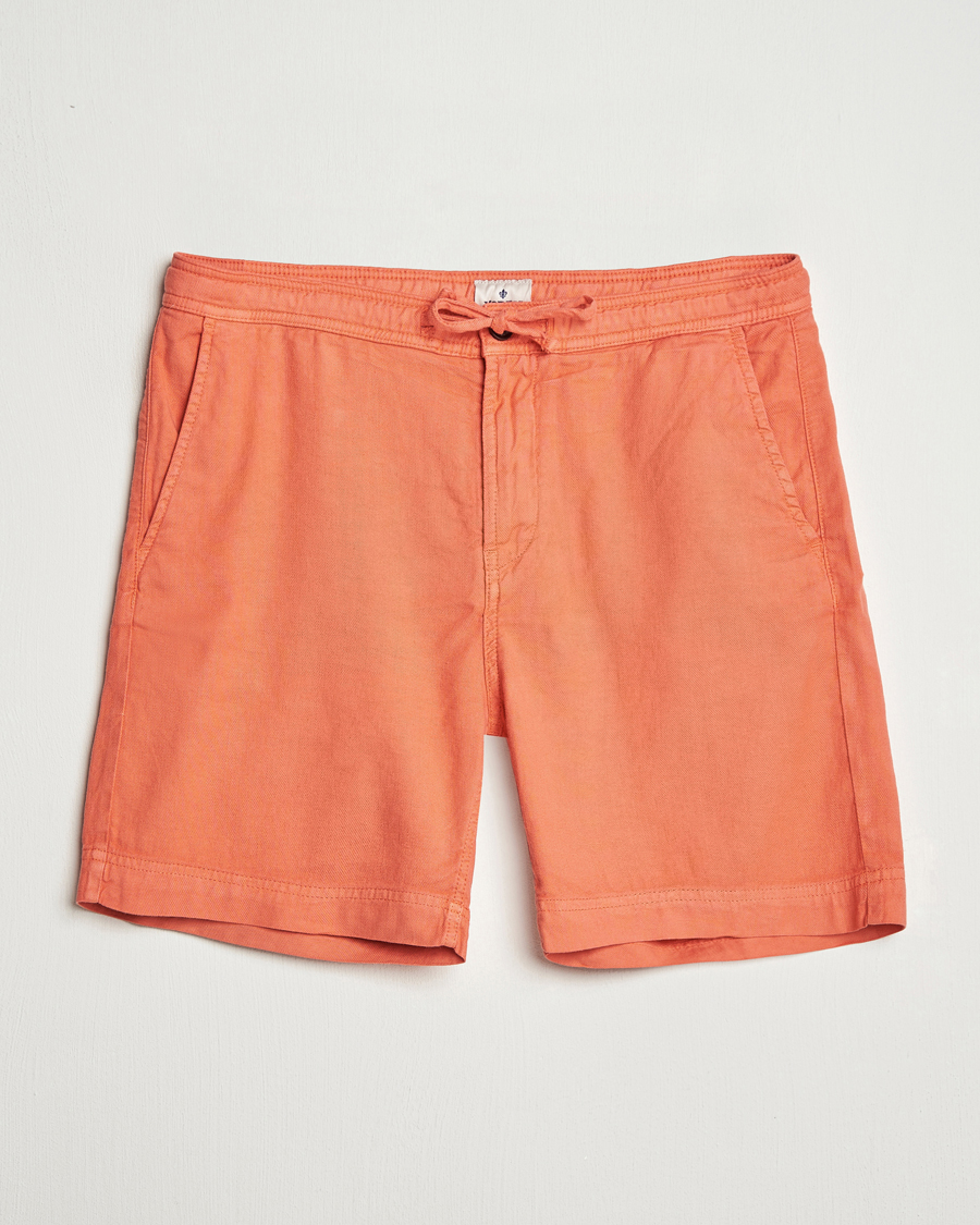 Morris Fenix Linen/Cotton Shorts Orange