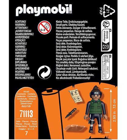 Playmobil Naruto - Iruka - 71113 - 7 Teile
