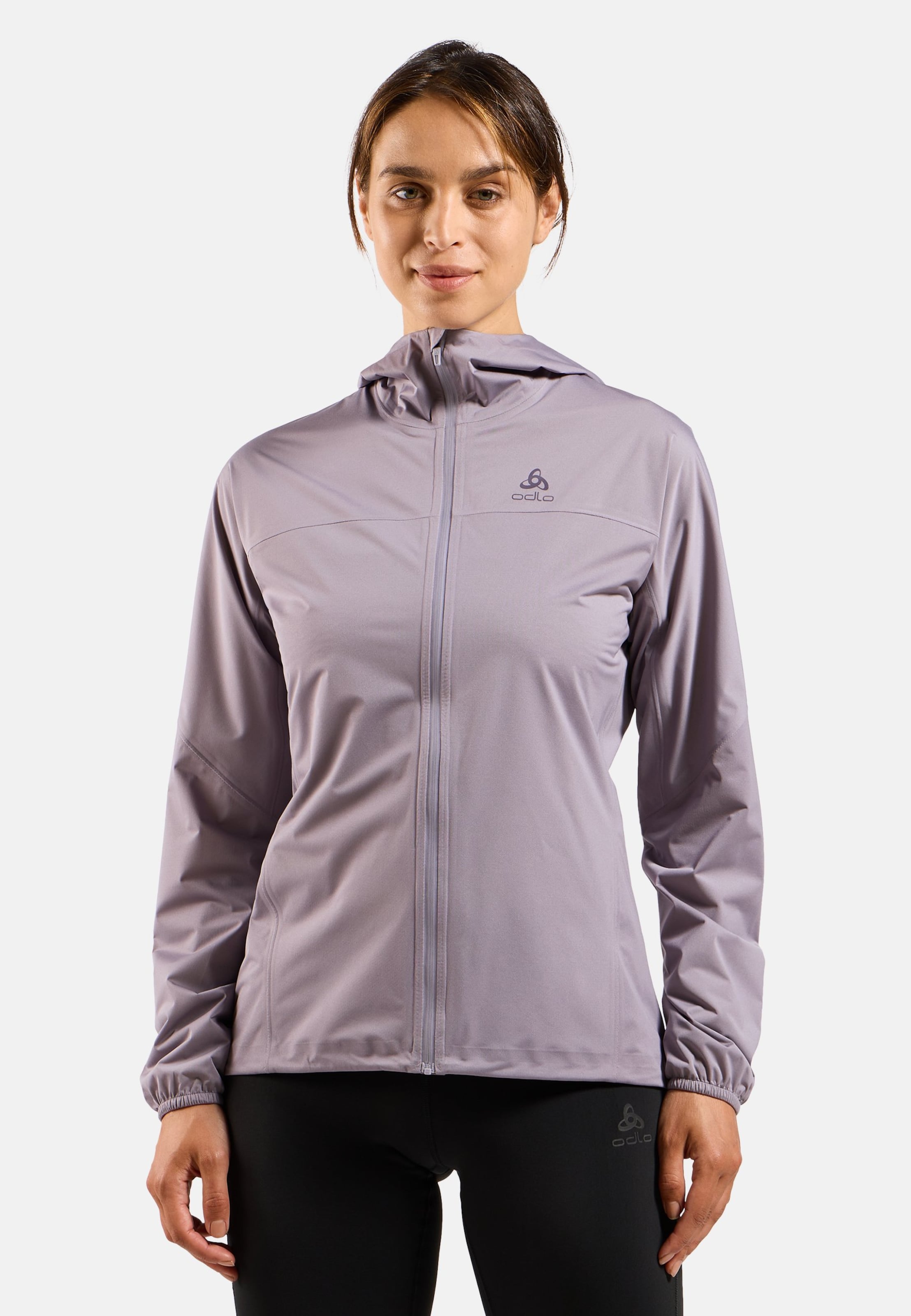 Wasserdichte X-Alp Performance Knit Laufjacke in gray ridge