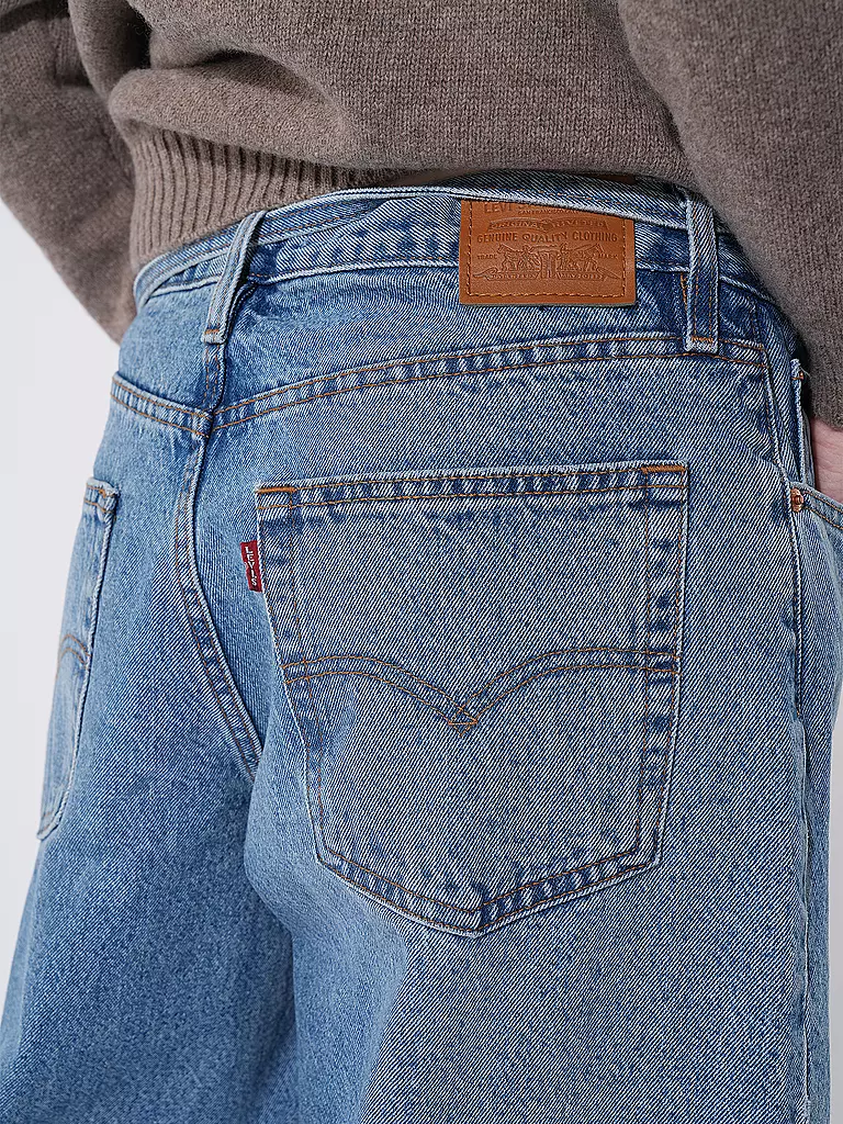 LEVI'S® Jeans Straight Fit XL THANKS FRIEND blau