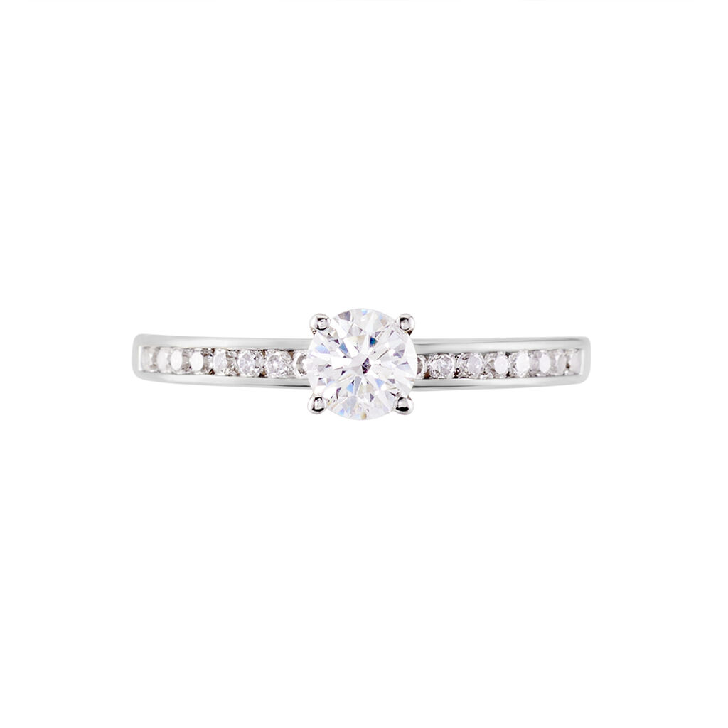 Bague Harem Or Blanc Oxyde
