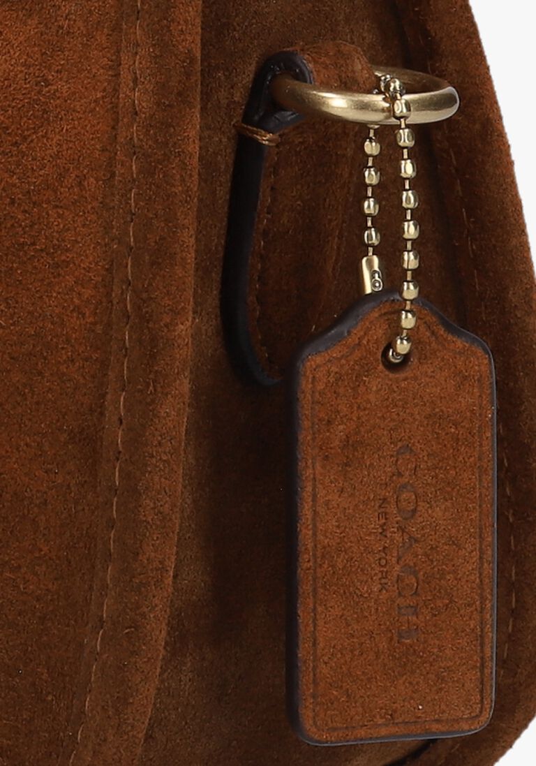 bruine coach handtas waverly bag