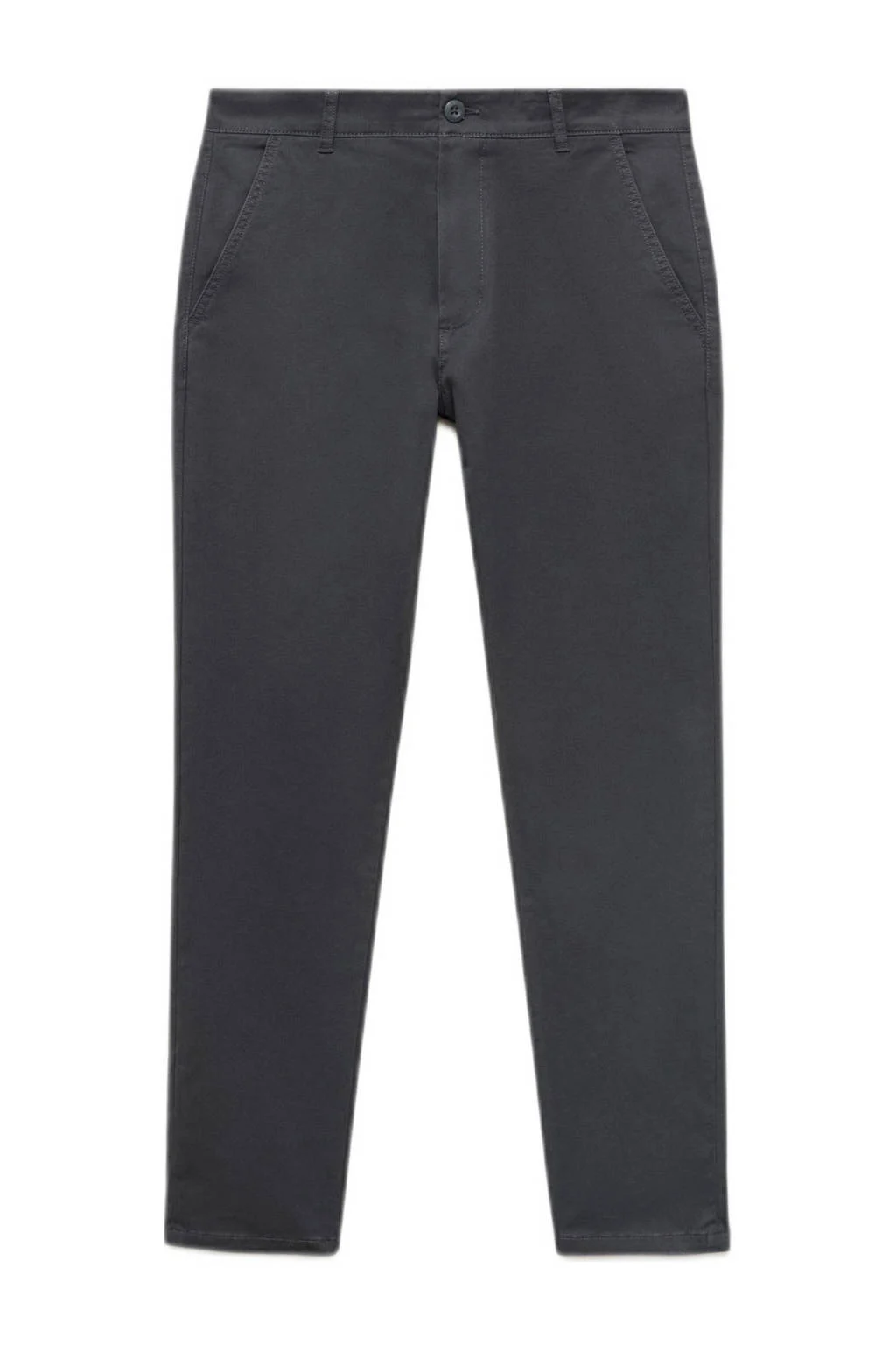 MANGO TEEN regular chino antraciet