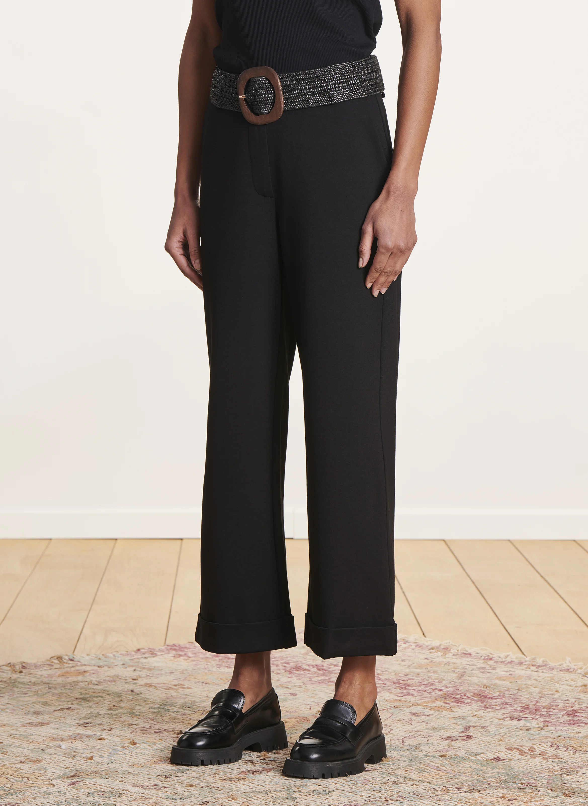 Pantalon droit | Noir