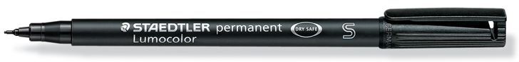 Staedtler Folienschreiber Lumocolor permanent S, schwarz