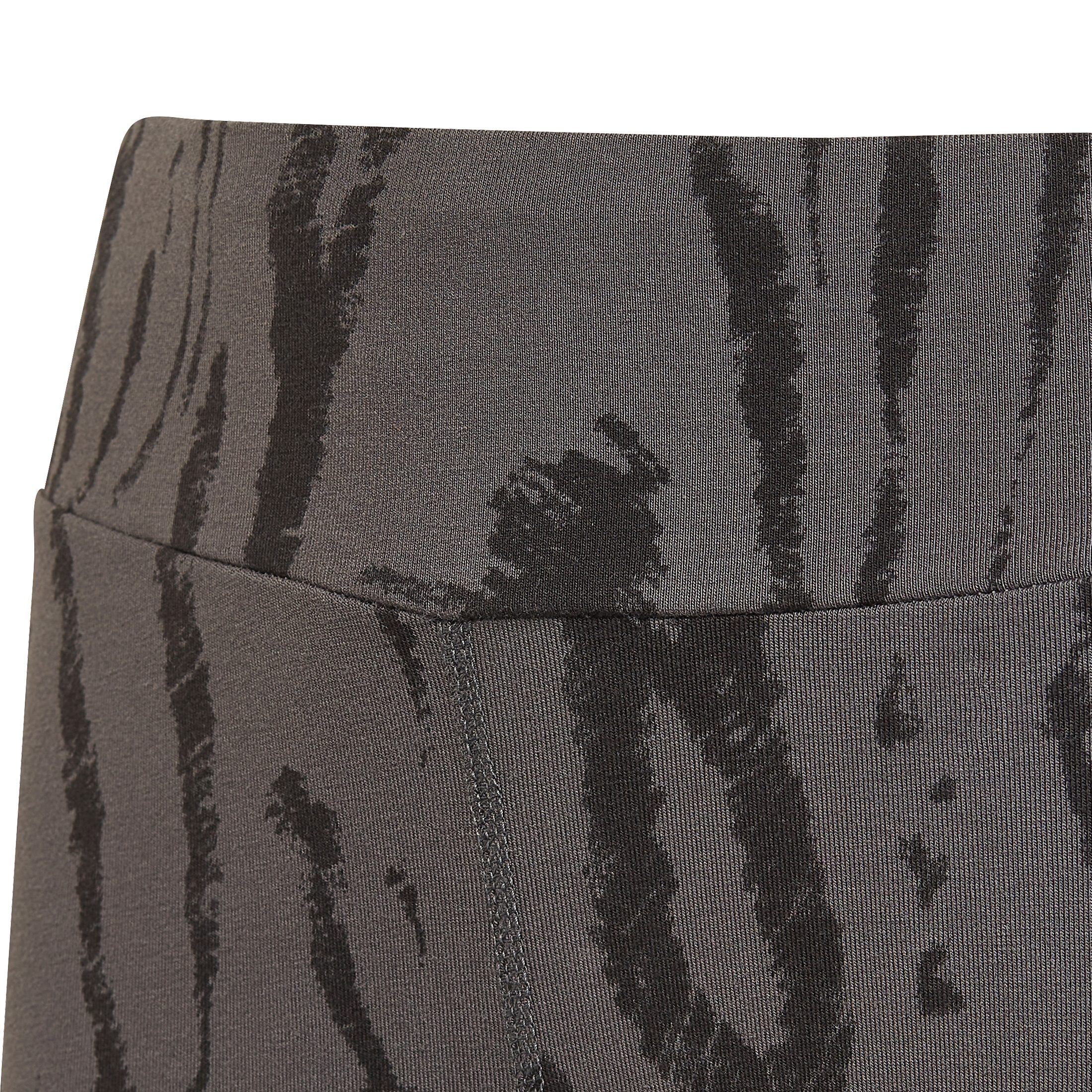 adidas Future Icons Cotton Hybrid Animal Print Tights Mädchen grey six