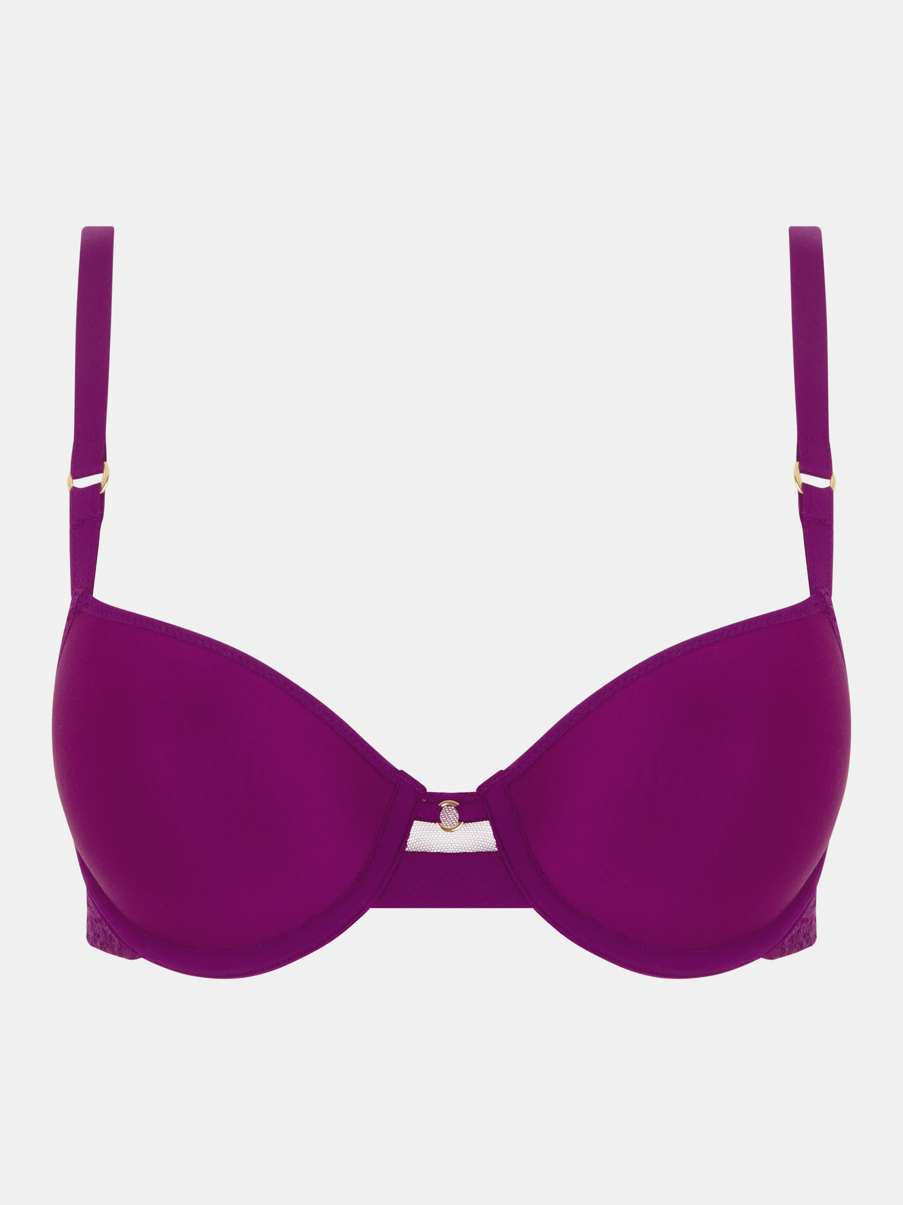 MONOGRAM - Soutien-gorge corbeille mémoire de forme broderie | Violet