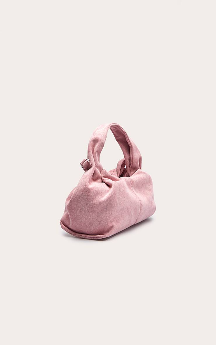 Rose Bébé Mini Sac À Main Slouchy En Synthétique