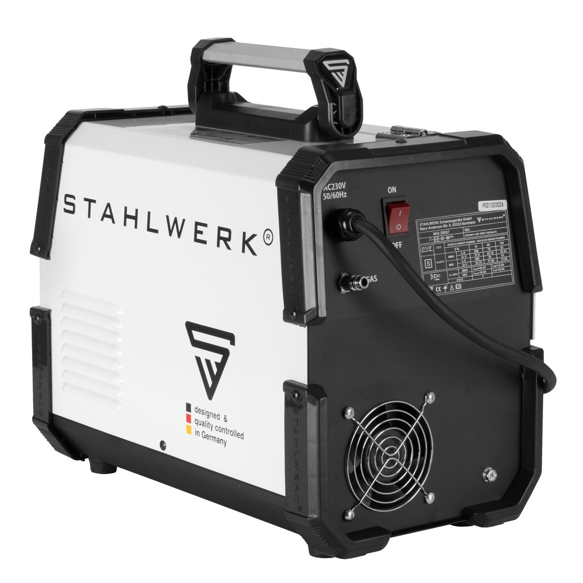 STAHLWERK MIG/MAG 200 ST IGBT lasapparaat, volledig uitgerust met 200 ampère, MMA lassen