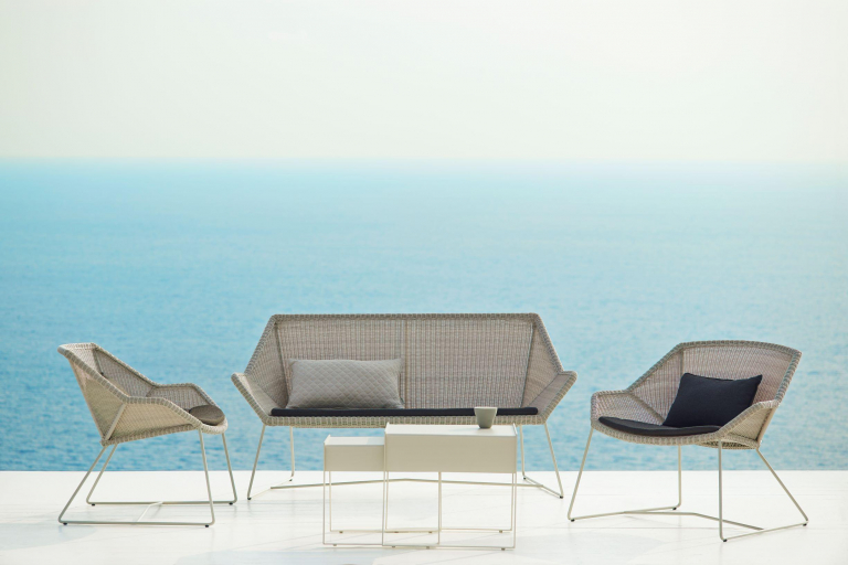 Cane-Line Zitkussen voor Breeze 2-zits loungebank Grey