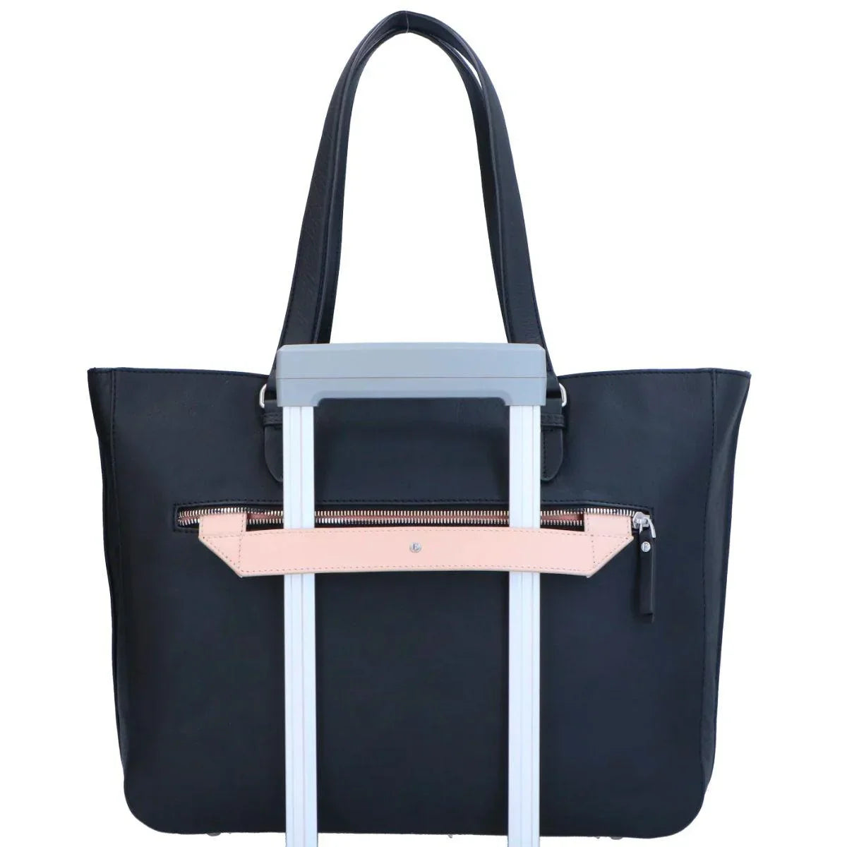 FMME | Caithy leren laptoptas 15,6