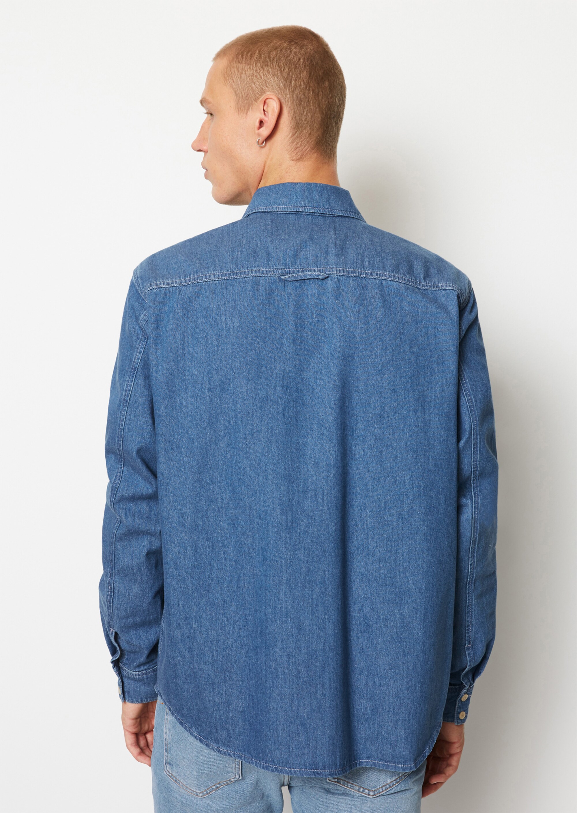 Jeanshemd regular aus reiner Bio-Baumwolle
