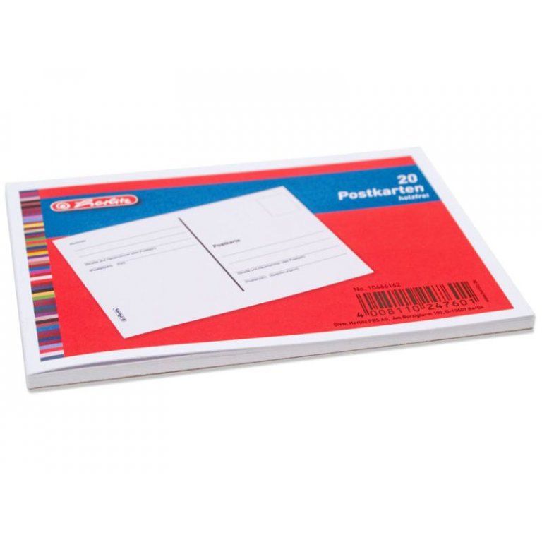 Postkartenheft blanko