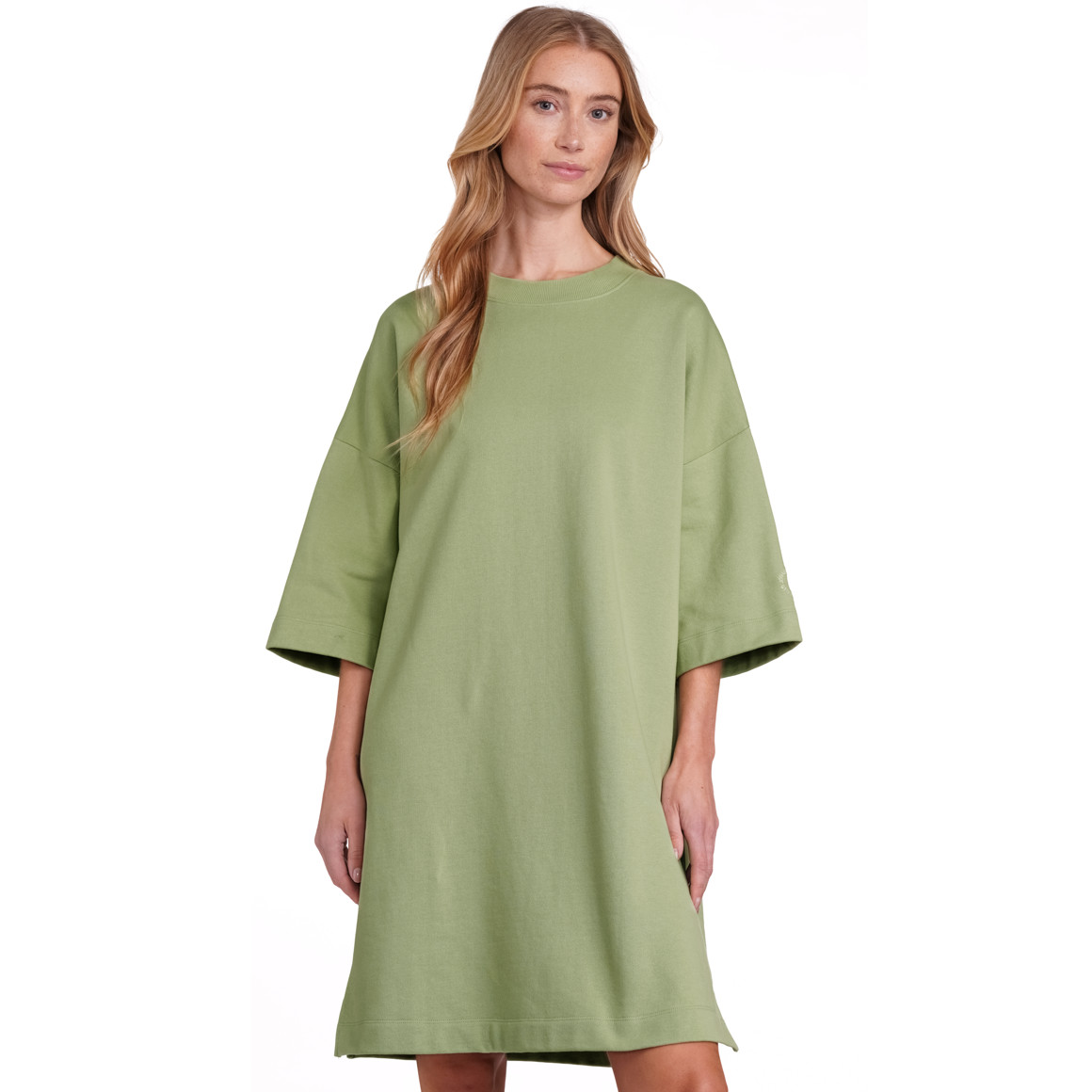 Jonas Nielsen Damen Sweatkleid mit Kurzarm hellgrün