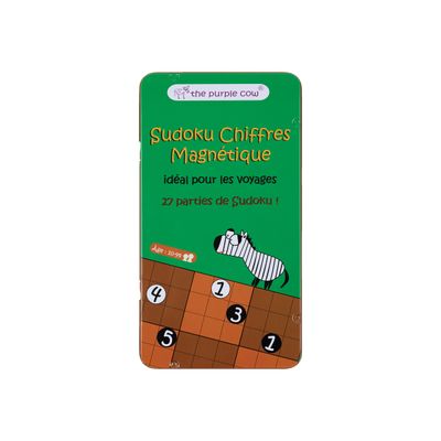 The Purple Cow - Jeu de voyage magnétique - Sudoku des chiffres