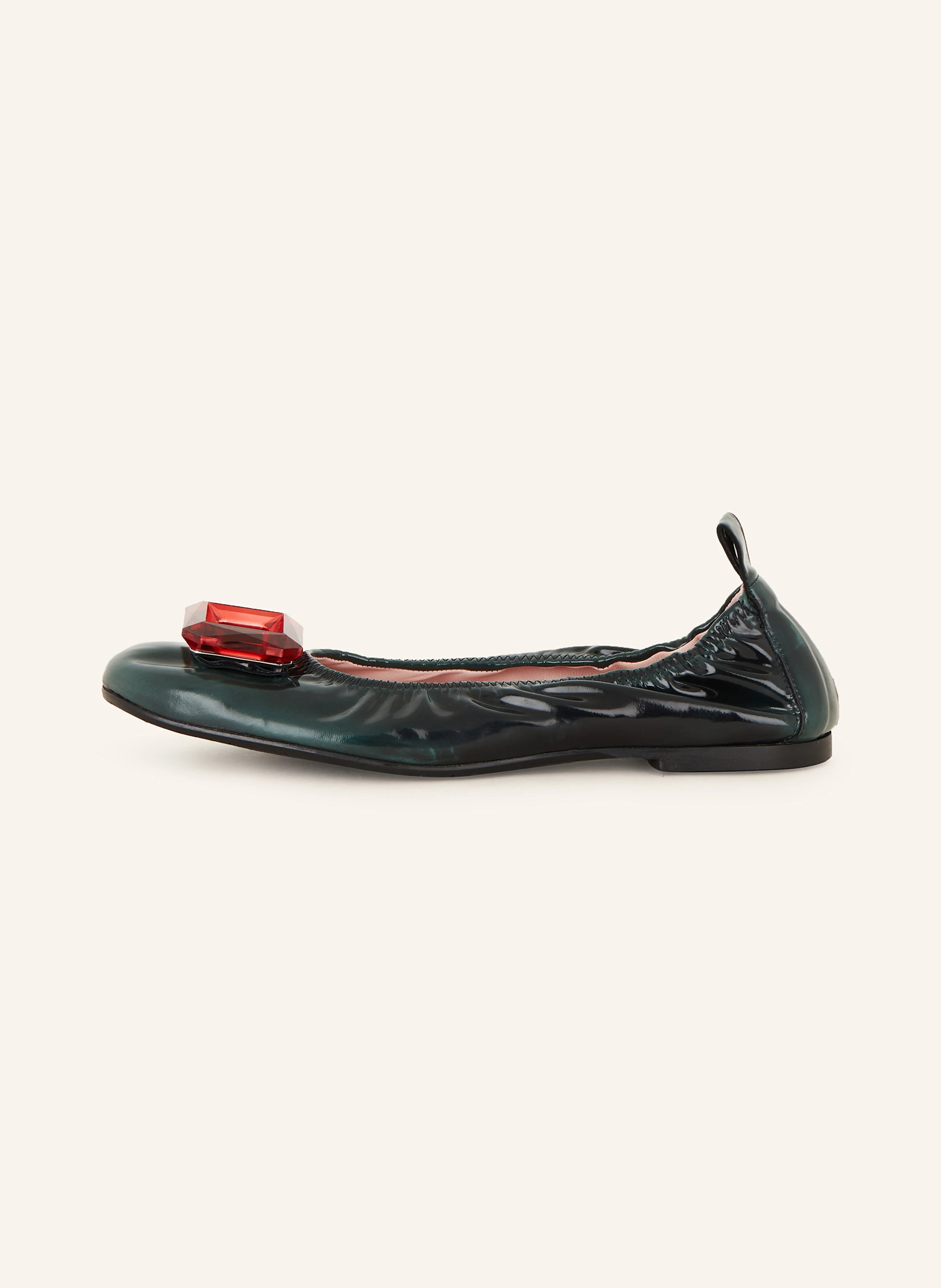 ras Ballerinas mit Schmucksteinen